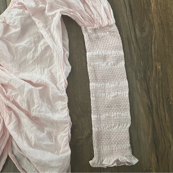 LPA || “tina top” || pink puff long sleeve || revolve - Picture 3 of 12